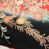 振袖 正絹 花柄 袷仕立て 身丈164cm 裄丈65.5cm リサイクル着物 着物 箔 金彩 成人式 二十歳 二十歳の集い 赤・朱_画像13