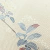 訪問着 加賀友禅 紬訪問着 元子 落款入り 正絹 花柄 袷仕立て 身丈160.5cm 裄丈68cm リサイクル着物 一部しつけ糸付き 着物 紬地 クリーム_画像8