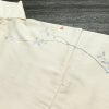 訪問着 加賀友禅 紬訪問着 元子 落款入り 正絹 花柄 袷仕立て 身丈160.5cm 裄丈68cm リサイクル着物 一部しつけ糸付き 着物 紬地 クリーム_画像12