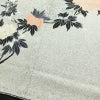 訪問着 一つ紋付き 正絹 花柄 袷仕立て 身丈167cm 裄丈66cm リサイクル着物 着物 刺繍 箔 共八掛 金彩 芍薬 菊 グレー_画像12