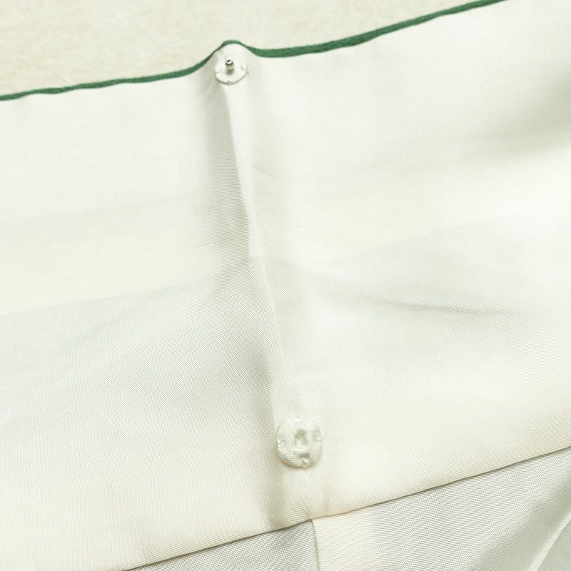 色留袖 松尾光琳 落款入り 縮緬 一つ紋付き 正絹 木の葉・植物柄 袷仕立て 身丈170cm 裄丈69.5cm リサイクル着物 着物 箔 共八掛 金彩 緑・うぐいす色_画像20