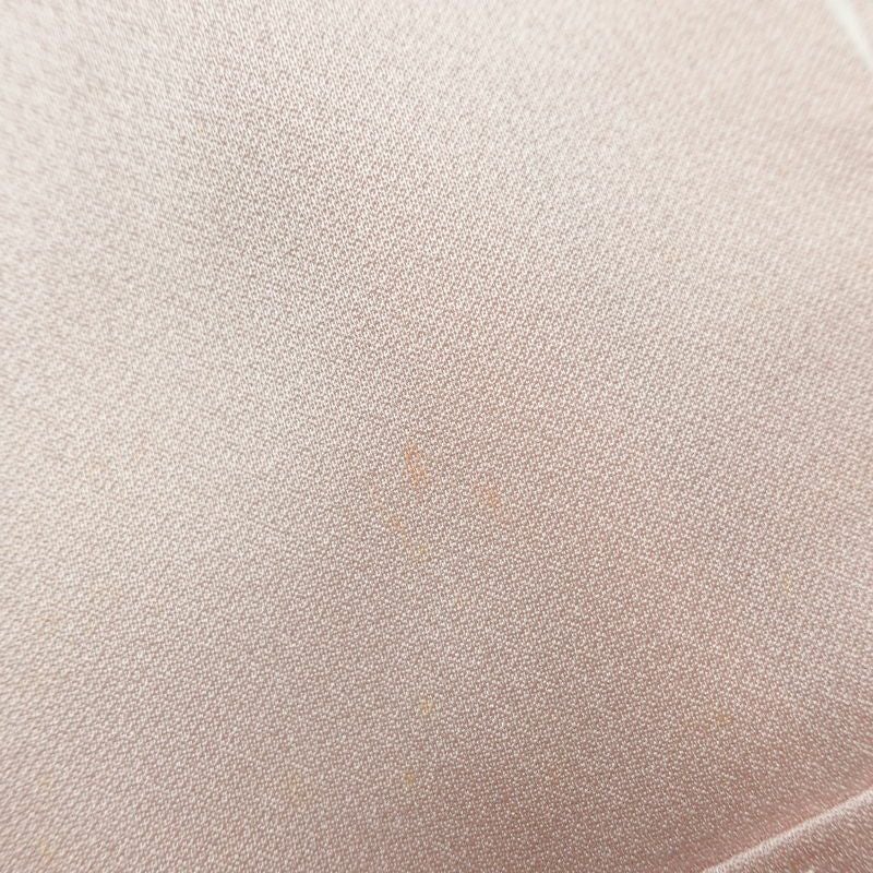 付け下げ 一つ紋付き 正絹 風景柄 袷仕立て 身丈165cm 裄丈66.5cm リサイクル着物 一部しつけ糸付き 着物 ピンク_画像11