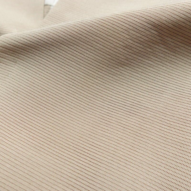 盛夏 絽 付け下げ 正絹 花柄 単衣仕立て 身丈162.5cm 裄丈67cm リサイクル着物 着物 箔 薄物 モダン ベージュ_画像17