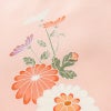 付け下げ 縮緬 一つ紋付き 伊達衿付き 正絹 花柄 袷仕立て 身丈160.5cm 裄丈65.5cm リサイクル着物 着物 入学式 七五三 フォーマル 菊 ピンク_画像15