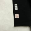 喪服 夏用 夏喪服 美品 絽 落款入り しつけ糸付き 五つ紋付き バチ衿仕立て 正絹 無地 単衣仕立て 身丈172cm 裄丈70cm リサイクル着物 着物 未使用品 黒_画像4