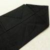 喪服 美品 袷喪服 落款入り しつけ糸付き 縮緬 五つ紋付き 正絹 無地 袷仕立て 身丈164.5cm 裄丈68cm リサイクル着物 着物 未使用品 黒_画像15