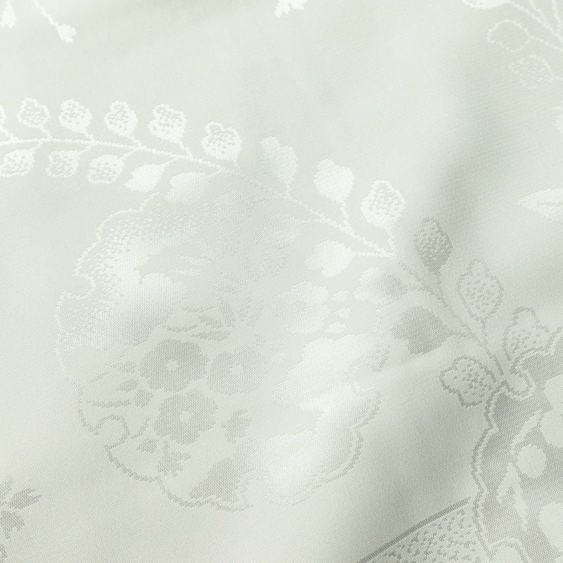 喪服 美品 袷喪服 落款入り しつけ糸付き 縮緬 五つ紋付き トールサイズ 正絹 無地 袷仕立て 身丈172cm 裄丈71cm リサイクル着物 着物 未使用品 黒_画像10