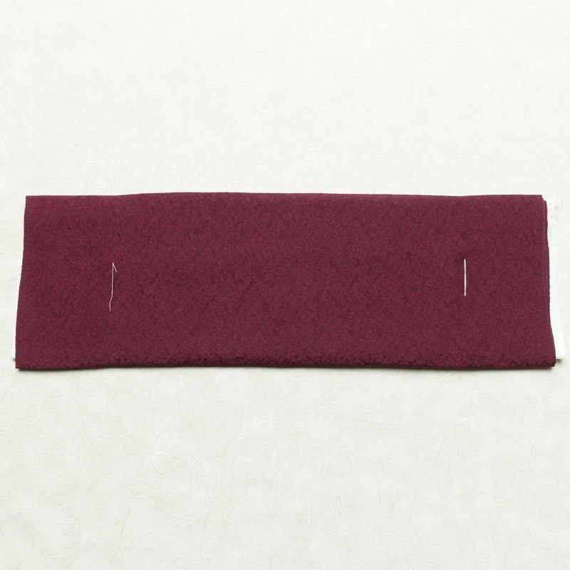 色無地 良品 しつけ糸付き 正絹 無地 袷仕立て 身丈157cm 裄丈63cm リサイクル着物 着物 お茶会 シンプル 紫・藤色_画像19