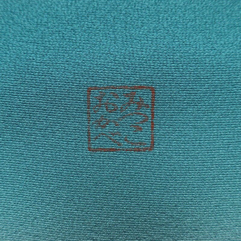 訪問着 おかべみつこ 良品 落款入り 縮緬 正絹 風景柄 袷仕立て 身丈165cm 裄丈68.5cm リサイクル着物 着物 シンプル 緑・うぐいす色_画像13