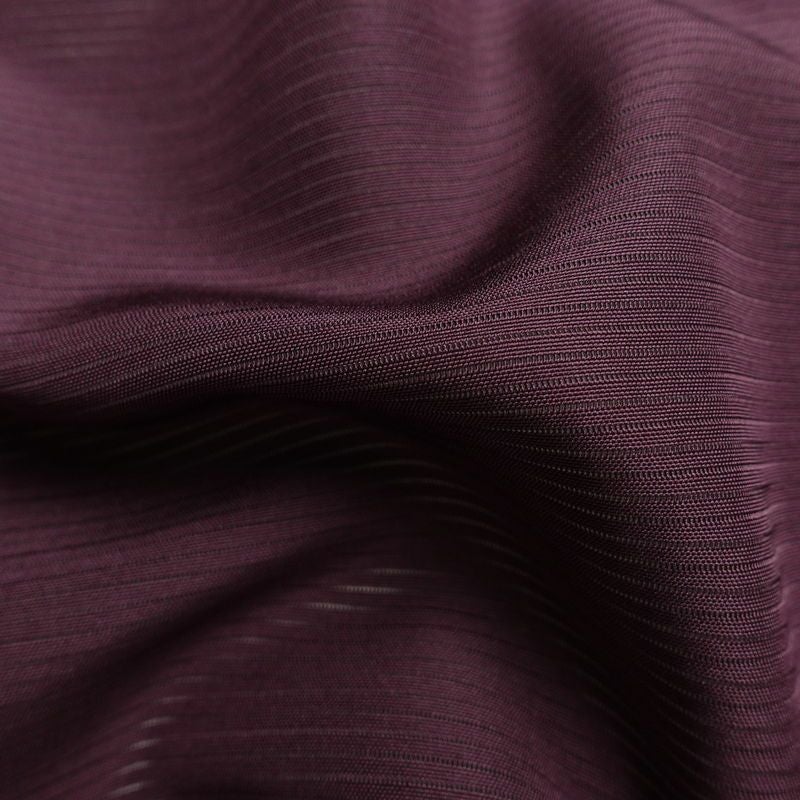 盛夏 色無地 絽 美品 しつけ糸付き 夏用 一つ紋付き 正絹 無地 単衣仕立て 身丈162cm 裄丈63cm リサイクル着物 着物 薄物 紫・藤色_画像20