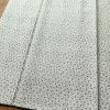 小紋 良品 総柄 正絹 花柄 袷仕立て 身丈157.5cm 裄丈63cm リサイクル着物 着物 白_画像4