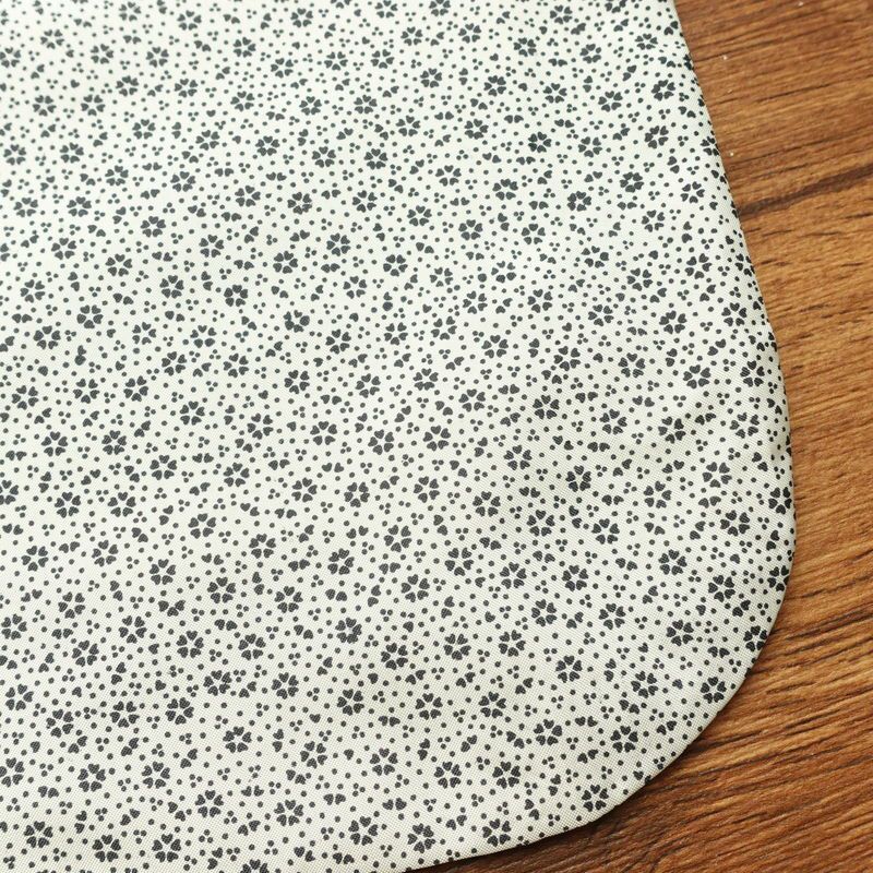 小紋 良品 総柄 正絹 花柄 袷仕立て 身丈157.5cm 裄丈63cm リサイクル着物 着物 白_画像15