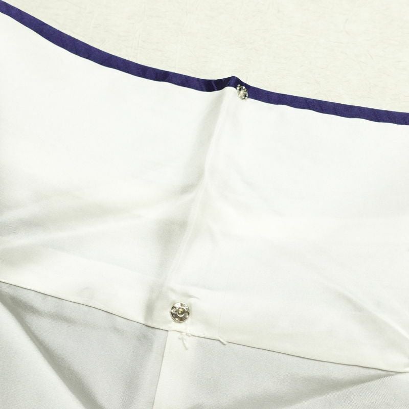 振袖 正絹 古典柄 袷仕立て 身丈162.5cm 裄丈67.5cm リサイクル着物 着物 箔 金彩 成人式 二十歳 二十歳の集い パーティー フォーマル 萩 松 菊 青・紺_画像19