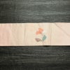 名古屋帯 太鼓柄 良品 正絹 花柄 名古屋仕立て なごや帯 リサイクル帯 帯 箔 上品 ピンク_画像13