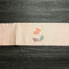 名古屋帯 太鼓柄 良品 正絹 花柄 名古屋仕立て なごや帯 リサイクル帯 帯 箔 上品 ピンク_画像14