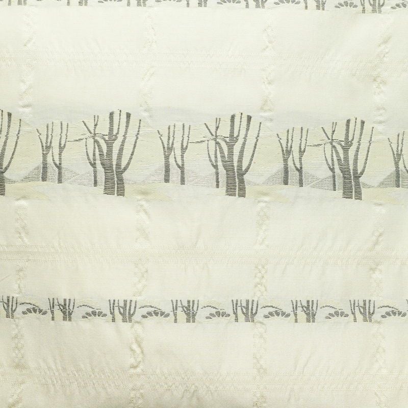 名古屋帯 六通柄 正絹 木の葉・植物柄 名古屋仕立て なごや帯 リサイクル帯 帯 白_画像2