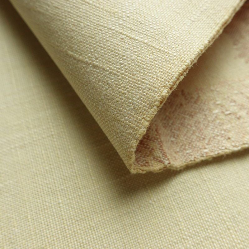 名古屋帯 太鼓柄 良品 正絹 風景柄 通し仕立て なごや帯 リサイクル帯 帯 紬地 ベージュ_画像10