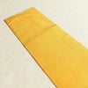 名古屋帯 太鼓柄 相良刺繍 正絹 木の葉・植物柄 名古屋仕立て なごや帯 リサイクル帯 帯 シンプル 洒落 黄・黄土色_画像18