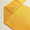 名古屋帯 太鼓柄 相良刺繍 正絹 木の葉・植物柄 名古屋仕立て なごや帯 リサイクル帯 帯 シンプル 洒落 黄・黄土色_画像20