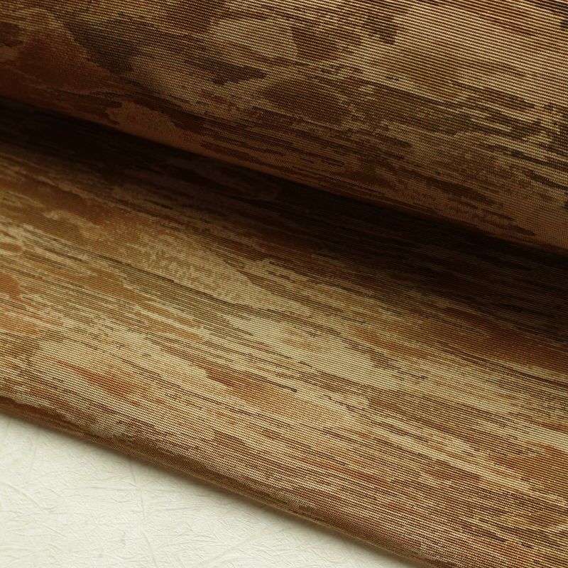 名古屋帯 太鼓柄 落款入り 正絹 風景柄 名古屋仕立て なごや帯 リサイクル帯 帯 シンプル 緑・うぐいす色_画像8