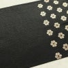 袋帯 六通柄 良品 一般用 正絹 花柄 リサイクル帯 帯 モダン 洒落 黒_画像14