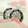 名古屋帯 太鼓柄 正絹 古典柄 名古屋仕立て なごや帯 リサイクル帯 帯 菊 白_画像4