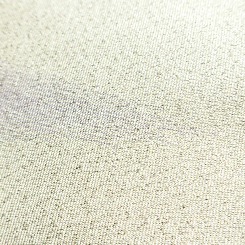 名古屋帯 太鼓柄 つづれ織 正絹 流水・波柄 松葉仕立て なごや帯 リサイクル帯 帯 シンプル 金・銀_画像7