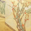 袋帯 太鼓柄 フォーマル用 正絹 古典柄 リサイクル帯 帯 箔 紅葉 梅 菖蒲 松 黄・黄土色_画像6