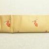袋帯 太鼓柄 フォーマル用 正絹 古典柄 リサイクル帯 帯 箔 紅葉 梅 菖蒲 松 黄・黄土色_画像17