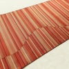 名古屋帯 六通柄 正絹 縞柄・線柄 松葉仕立て なごや帯 リサイクル帯 帯 モダン 茶_画像10