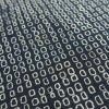 袋帯 全通柄 絞り 正絹 古典柄 リサイクル帯 帯 青・紺_画像5