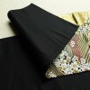 袋帯 六通柄 正絹 花柄 リサイクル帯 帯 引箔 結婚式 成人式 パーティー 華やか 桜 黒_画像9