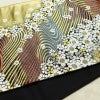 袋帯 六通柄 正絹 花柄 リサイクル帯 帯 引箔 結婚式 成人式 パーティー 華やか 桜 黒_画像10