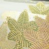 袋帯 六通柄 フォーマル用 正絹 木の葉・植物柄 リサイクル帯 帯 箔 入学式 卒業式 七五三 パーティー お宮参り 華やか グレー_画像5