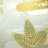 袋帯 六通柄 フォーマル用 正絹 木の葉・植物柄 リサイクル帯 帯 箔 入学式 卒業式 七五三 パーティー お宮参り 華やか グレー_画像6