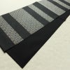 袋帯 六通柄 良品 一般用 正絹 縞柄・線柄 リサイクル帯 帯 モダン グレー_画像8