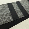 袋帯 六通柄 良品 一般用 正絹 縞柄・線柄 リサイクル帯 帯 モダン グレー_画像11
