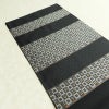 袋帯 六通柄 良品 一般用 正絹 縞柄・線柄 リサイクル帯 帯 モダン グレー_画像17