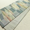 袋帯 六通柄 良品 フォーマル用 正絹 幾何学柄・抽象柄 リサイクル帯 帯 多色使い_画像9