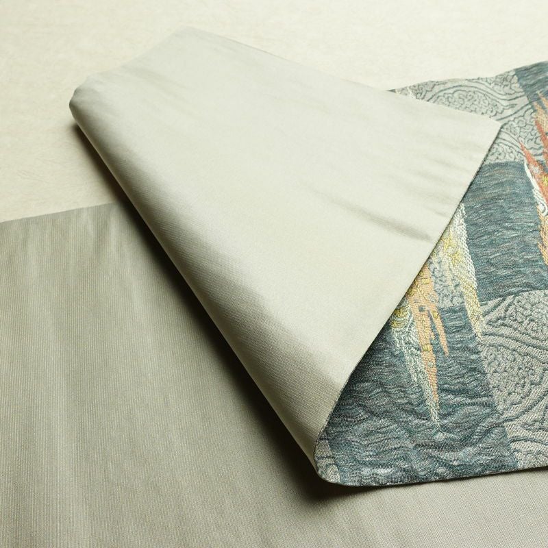 袋帯 六通柄 良品 フォーマル用 正絹 幾何学柄・抽象柄 リサイクル帯 帯 多色使い_画像10