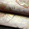 袋帯 六通柄 フォーマル用 正絹 古典柄 リサイクル帯 帯 箔 入学式 卒業式 結婚式 七五三 パーティー お宮参り 菊 ピンク_画像8