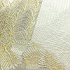 袋帯 六通柄 美品 フォーマル用 正絹 木の葉・植物柄 リサイクル帯 帯 結婚式 パーティー 上品 金・銀_画像5