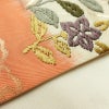 袋帯 六通柄 フォーマル用 正絹 花柄 リサイクル帯 帯 箔 入学式 卒業式 結婚式 パーティー 多色使い_画像13