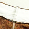 単衣 小紋 良品 縮緬 総柄 正絹 花柄 単衣仕立て 身丈159cm 裄丈66cm リサイクル着物 着物 菊 黄・黄土色_画像20