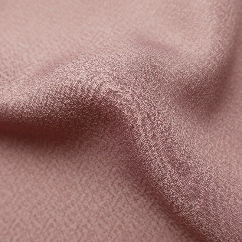 単衣 小紋 美品 しつけ糸付き 飛び柄 ポリエステル 古典柄 単衣仕立て 身丈168cm 裄丈68cm リサイクル着物 着物 シンプル ピンク_画像21