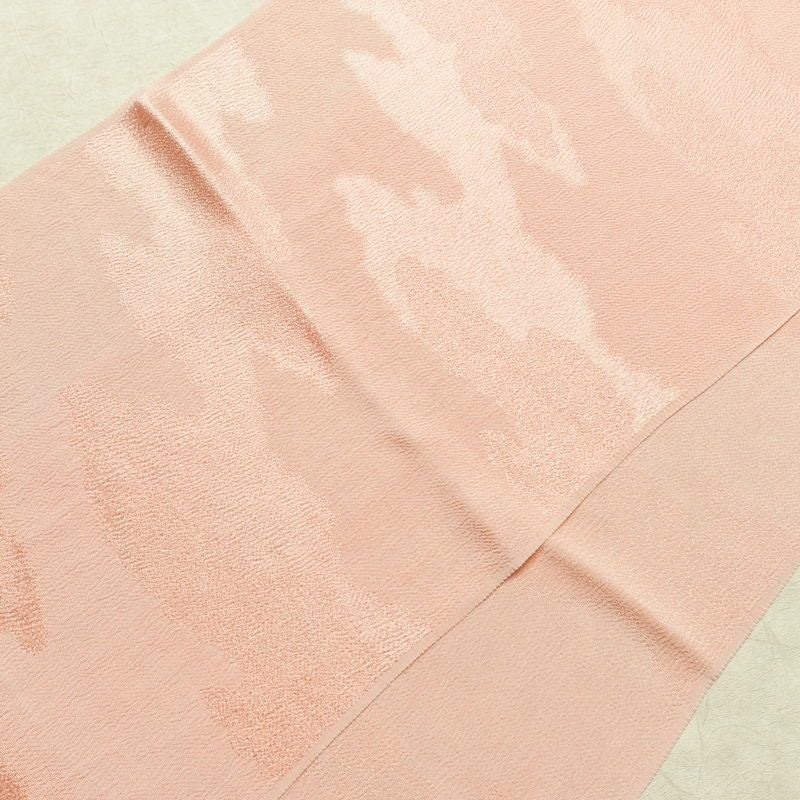帯締め 帯揚げ帯締めセット 良品 セット品 縮緬 正絹 古典柄 シンプル 和装小物 ピンク_画像4