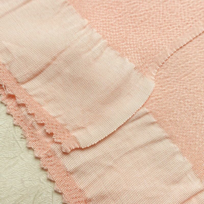 帯締め 帯揚げ帯締めセット 良品 セット品 縮緬 正絹 古典柄 シンプル 和装小物 ピンク_画像6