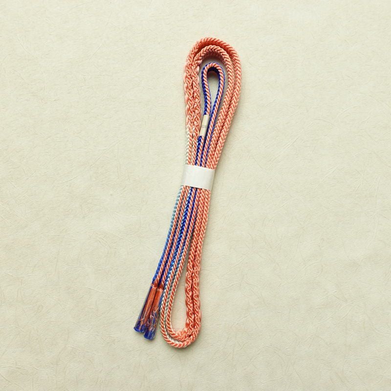 帯締め 帯揚げ帯締めセット 良品 セット品 縮緬 正絹 古典柄 シンプル 和装小物 ピンク_画像14