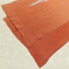 帯揚げ帯締めセット 美品 セット品 縮緬 正絹 幾何学柄・抽象柄 モダン 和装小物 橙_画像5