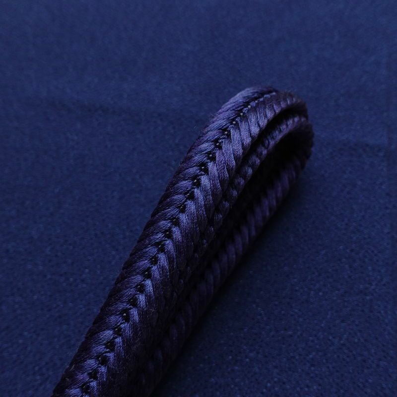 帯揚げ帯締めセット セット品 縮緬 正絹 古典柄 シンプル 和装小物 青・紺_画像2